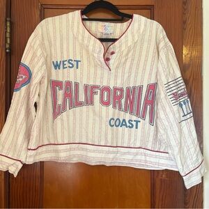 Vintage Flannel Striped California Coast Shirt